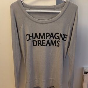 CHASER Gray Top with White Text